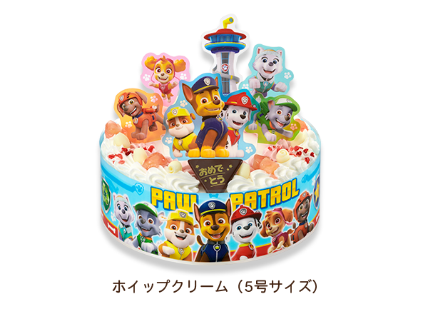 キャラデコパーティーケーキ パウ・パトロール(5号サイズ)