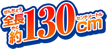 全長約130cm