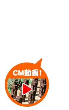 チョコレイ島のモアイのCM