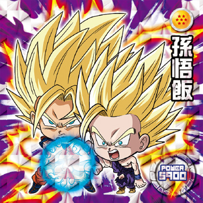 超戦士シールウエハースZ 悟空VSジレン W7-22 ゴッドレア 孫悟飯