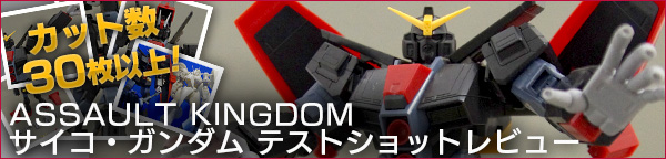 ASSAULT KINGDOM サイコ・ガンダム テストショットレビュー