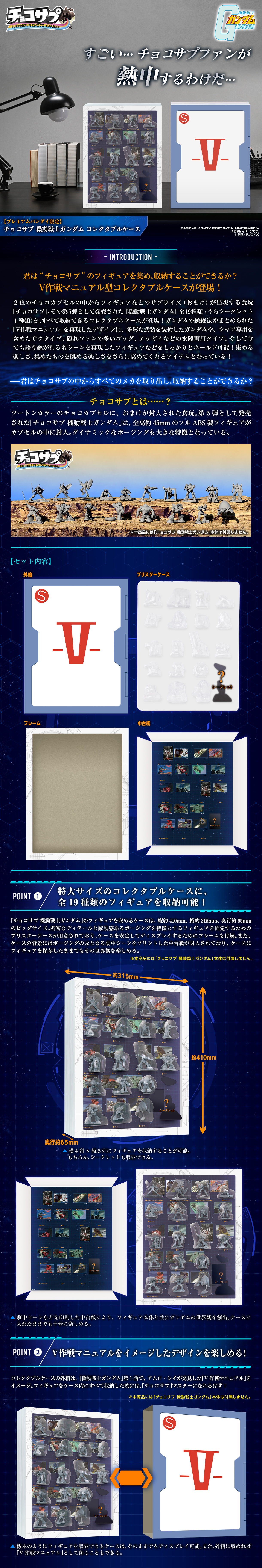 チョコサプ 機動戦士ガンダム コレクタブルケース【プレミアムバンダイ限定】