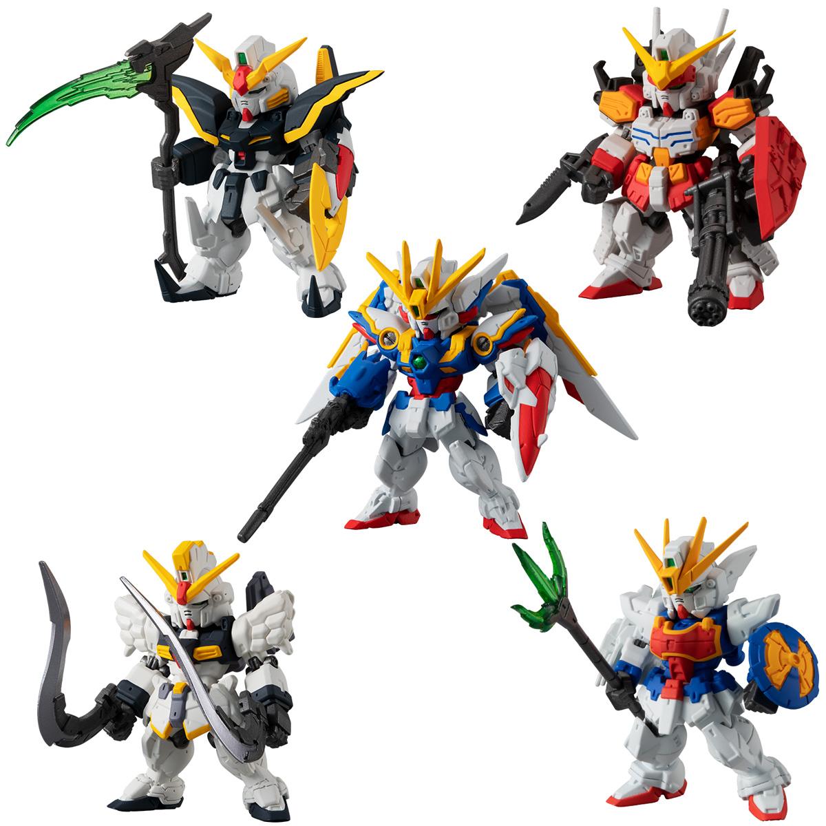 Fw Gundam Converge Core 新機動戦記ガンダムw Endless Waltz オペレーション メテオ5体セット プレミアムバンダイ限定 バンダイ キャンディ公式サイト