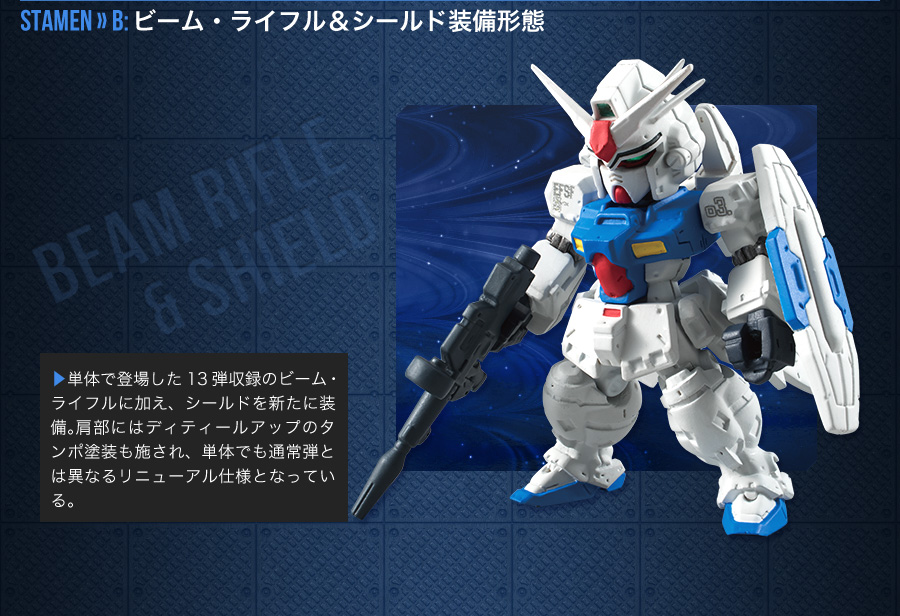 ガンダム食玩ポータル FW GUNDAM CONVERGE EX07 RX-78GP03 ガンダム