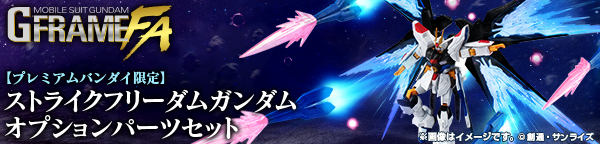 機動戦士ガンダム GフレームFA ストライクフリーダムガンダム オプションパーツセット【プレミアムバンダイ限定】