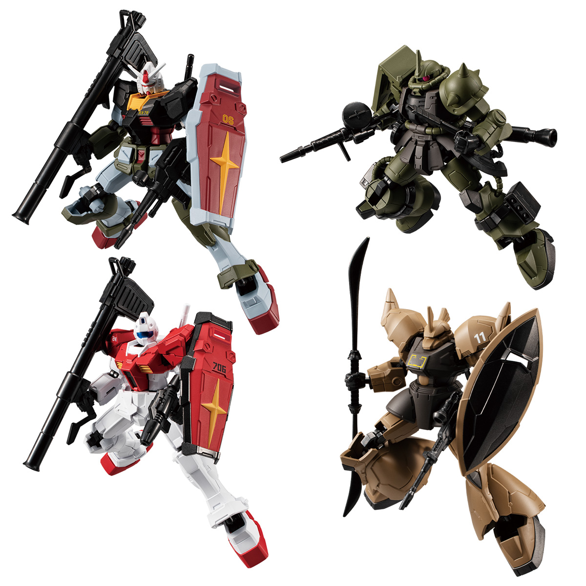 機動戦士ガンダム GフレームFA REAL TYPE SELECTION｜バンダイ