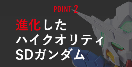 POINT2 進化したハイクオリティSDガンダム