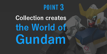 POINT3 Collection creates the World of Gundam