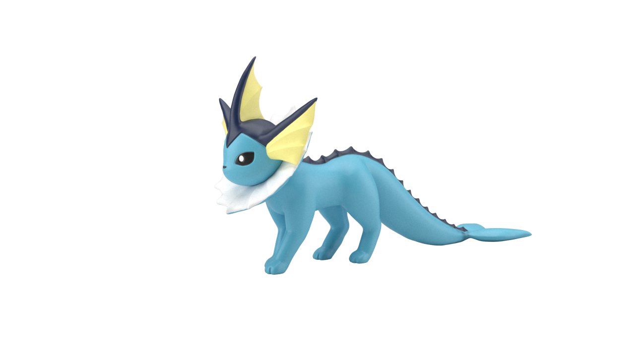 シャワーズ　ポケモン　GKフィギュア シャワーズ｜ポケモンフィギュア図鑑｜ポケモンスケールワールド
