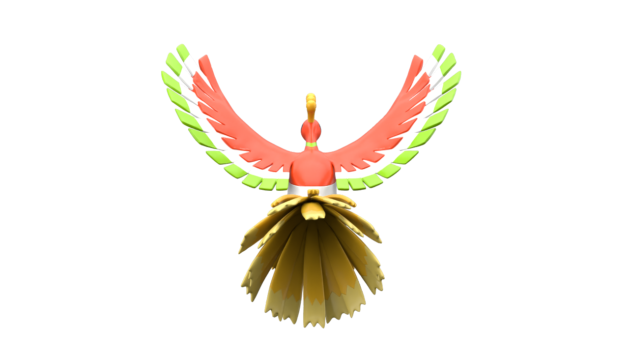 ホウオウ｜ポケモンスケールワールド図鑑｜ポケモンスケールワールド 