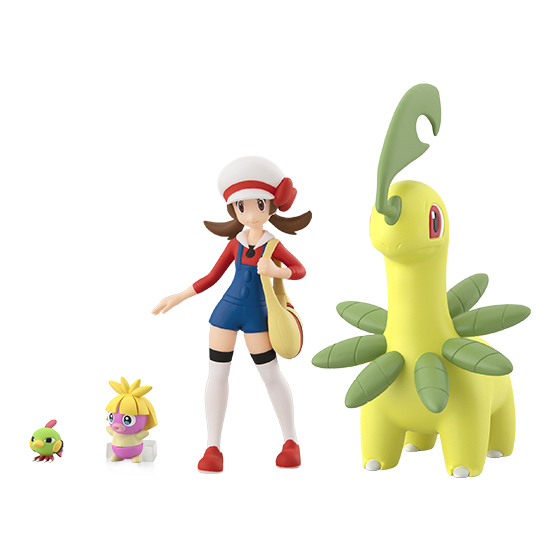 ポケモンスケールワールド ジョウト地方 コトネ＆ベイリーフ＆ネイティ＆ムチュール【PB・ポケモンセンター限定】【再受注】