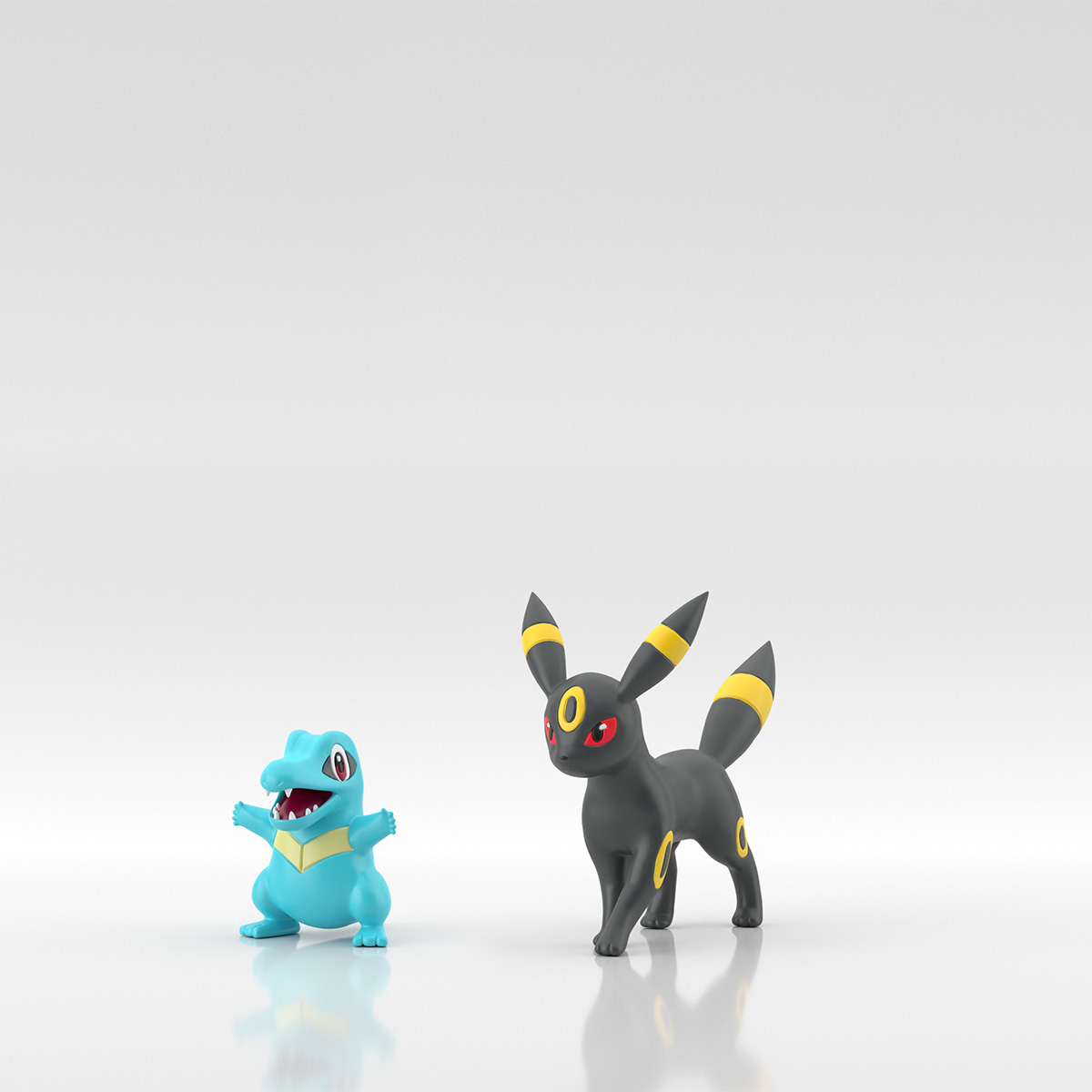 ポケモンスケールワールド　ジョウト地方　ワニノコ＆ブラッキー