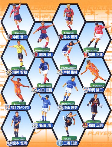 ｊ ｌｅａｇｕｅ ｊ ｌｅａｇｕｅ ｐｌａｙｅｒ ｃｏｌｌｅｃｔｉｏｎ バンダイキャンディトイ