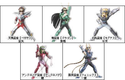◇聖闘士聖衣神話 ペガサス星矢 ドラゴン紫龍 キグナス氷河