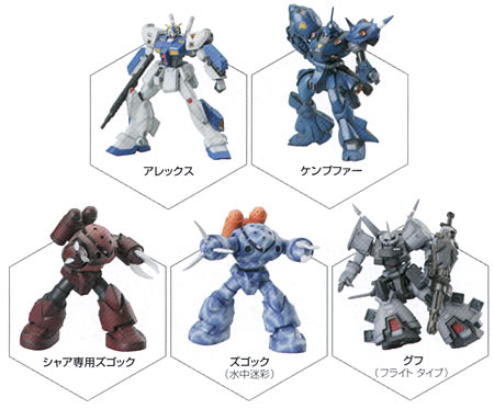 ガンダムアルティメットオペレーション８｜バンダイキャンディトイ