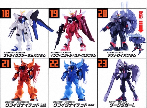 機動戦士ガンダムSEED DESTINY GFLEX phase-4｜バンダイキャンディトイ