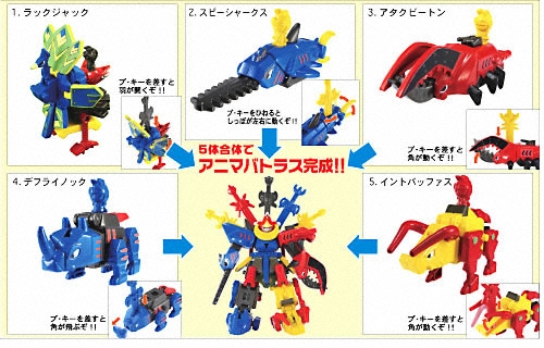 バンダイ 商品・サービスサイト | キーボッツ 合体アニマ