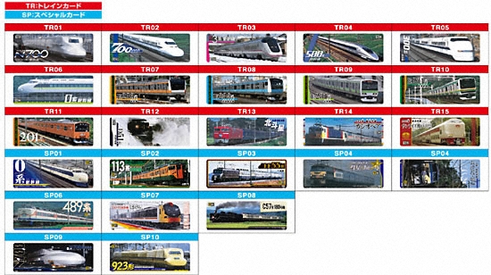 パノラマ鉄道カードガム 商品一覧