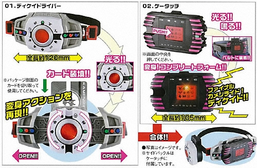 仮面ライダーディケイド　最強コンプリートフォーム 商品一覧