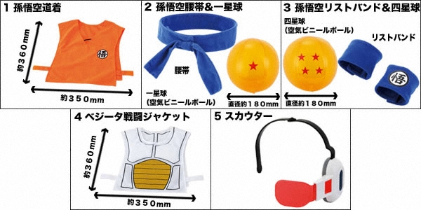 ドラゴンボール改　サイヤコスチューム 商品一覧