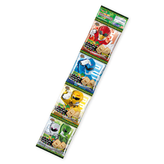 スーパー戦隊ビスケット（ジュウオウジャー）４連包