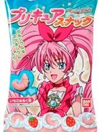 プリキュアスナック4連包　いちごみるく味