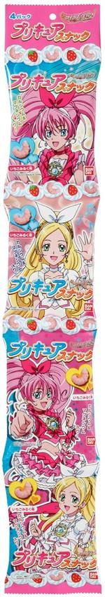 プリキュアスナック4連包　いちごみるく味