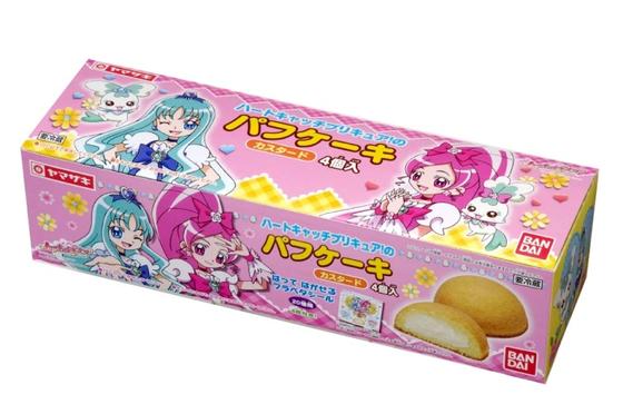 ﾊｰﾄｷｬｯﾁﾌﾟﾘｷｭｱ！のﾊﾟﾌｹｰｷ(4個入）