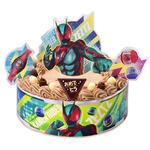 キャラデコお祝いケーキ 仮面ライダーゼッツ(チョコクリーム) (5号サイズ)