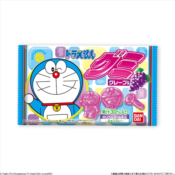 ドラえもんグミ｜発売日：2014年3月4日｜バンダイ キャンディ