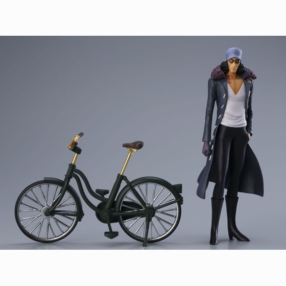 『新品未開封・箱美品』ワンピース　グザン　青キジ　自転車フィギュア