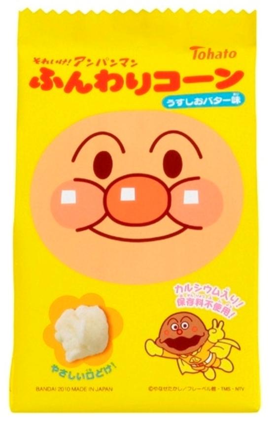 それいけ！アンパンマンふんわりコーン　うすしおバター味