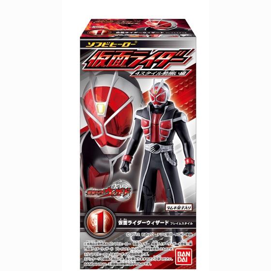 ソフビヒーロー仮面ライダー　４スタイル勢揃い編