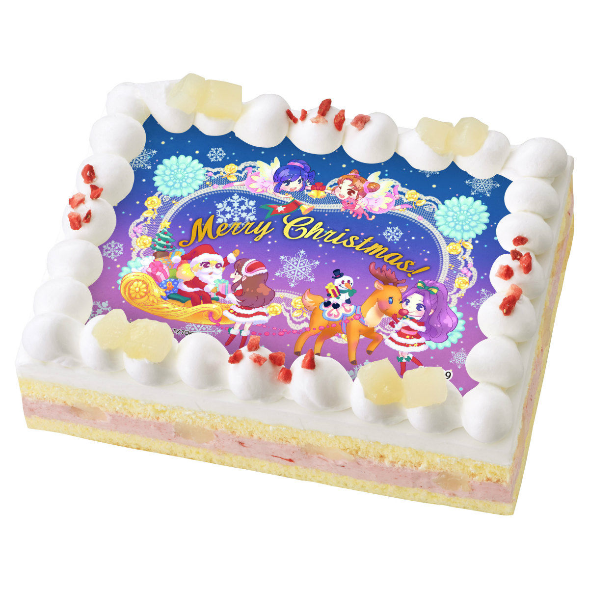 キャラデコプリントケーキ クリスマス アイカツ 発売日 17年12月 バンダイ キャンディ公式サイト