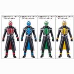 ソフビヒーロー仮面ライダー　４スタイル勢揃い編