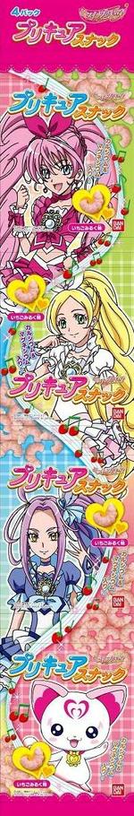 プリキュアスナック４連包いちごみるく味