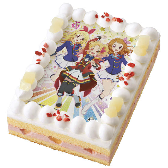 ［キャラデコプリントケーキ］ アイカツ！５周年記念ケーキ