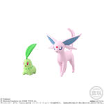 【定番単品販売】11 ポケモンスケールワールド ジョウト地方 チコリータ＆エーフィ