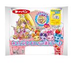 ドキドキ！プリキュア ホイップサンドいちご蒸しケーキ