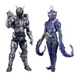 掌動-XX 仮面ライダーSHADOWMOON＆蟷螂怪人セット【プレミアムバンダイ限定】