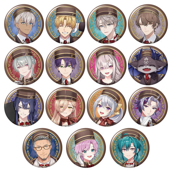 にじさんじ 缶バッジビスケット３