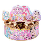 キャラデコパーティーケーキ 名探偵プリキュア！ (チョコクリーム)(5号サイズ)