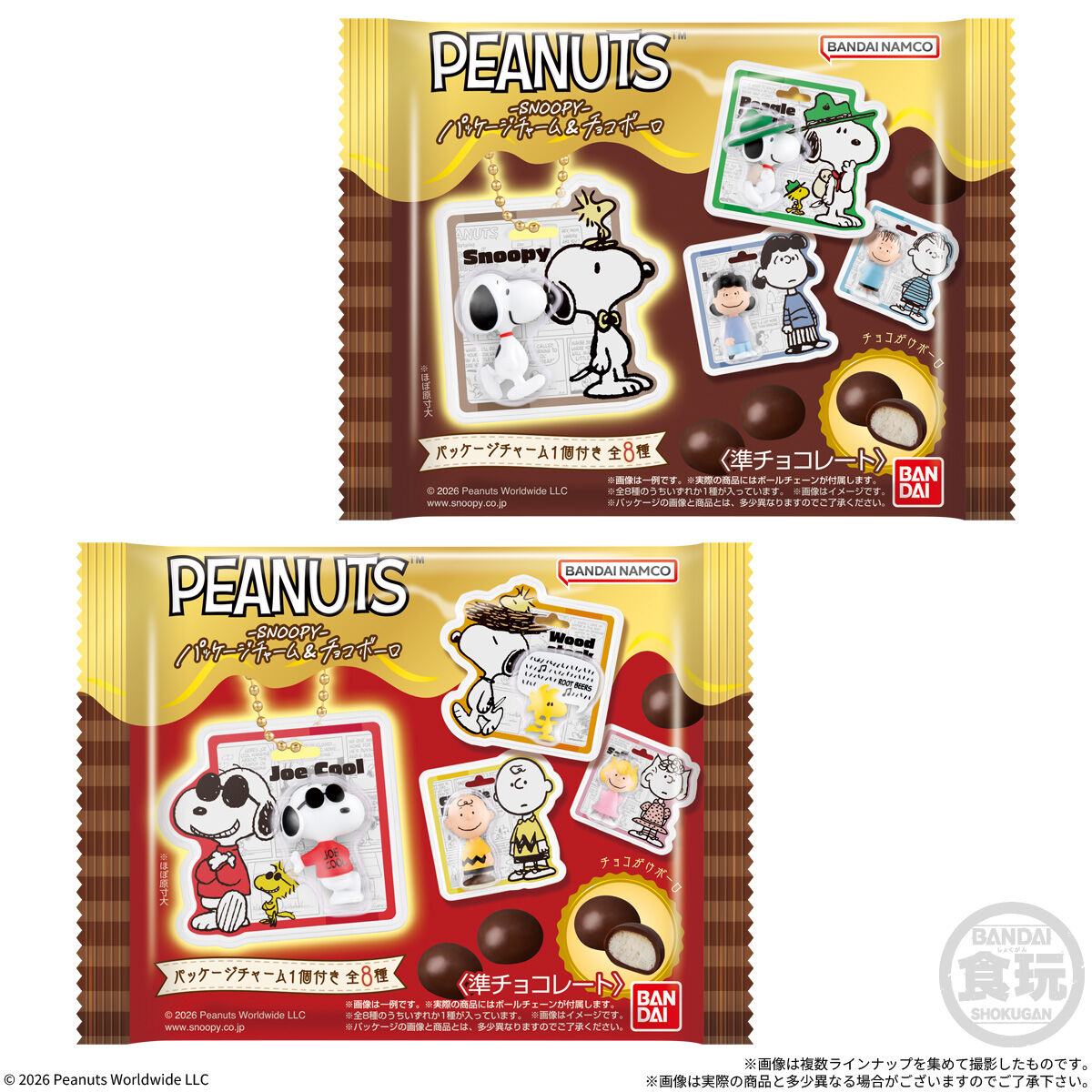 PEANUTS -SNOOPY- パッケージチャーム&チョコボーロ｜発売日：2026年10