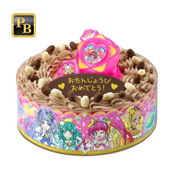 キャラデコお祝いケーキ スター☆トゥインクルプリキュア(チョコクリーム)[5号サイズ]