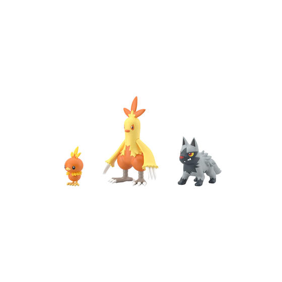 【定番単品販売】26 ポケモンスケールワールド ホウエン地方　アチャモ＆ワカシャモ＆ポチエナ