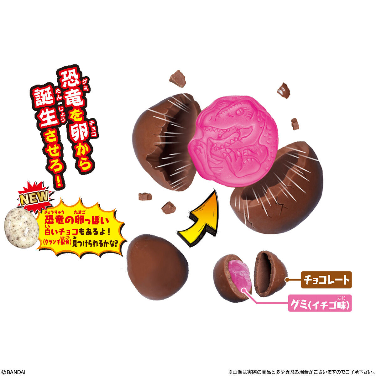 モグッと誕生！恐竜エッグチョコ_2