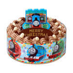 キャラデコお祝いケーキ きかんしゃトーマス(チョコクリーム)(5号サイズ)【2021年12月発送・クリスマス予約】_7