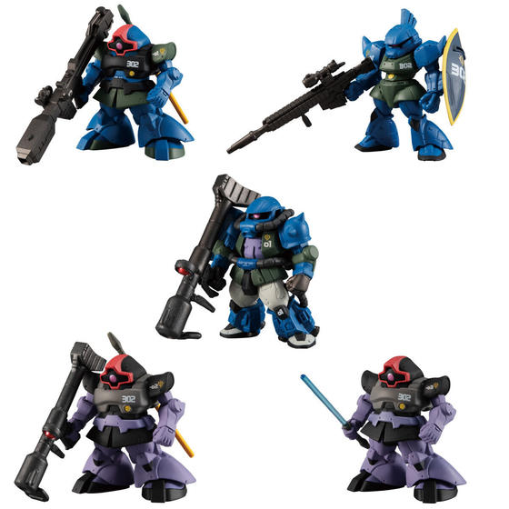 FW GUNDAM CONVERGE CORE ソロモンの悪夢 302哨戒中隊セット【プレミアムバンダイ限定】