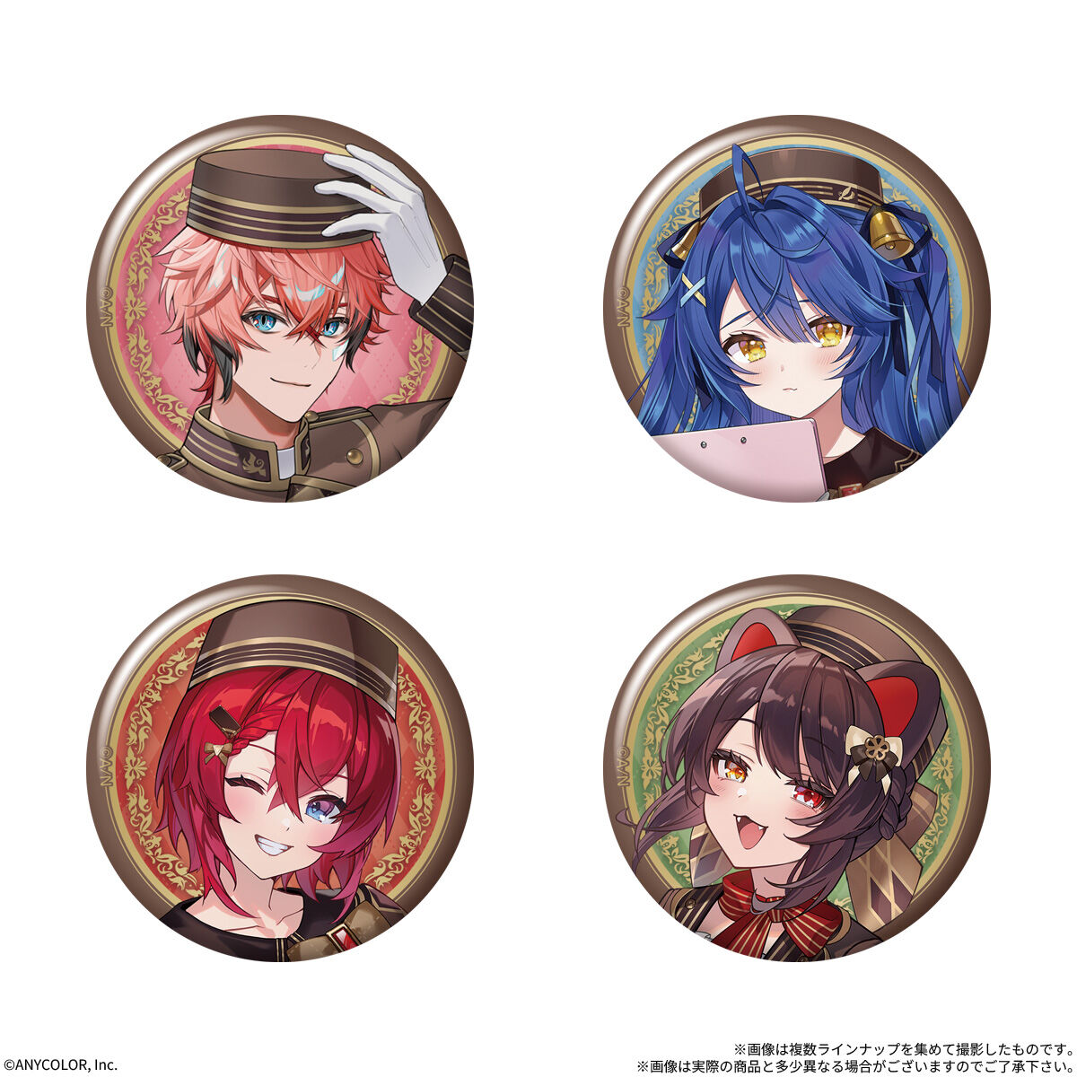 にじさんじ 缶バッジビスケット4｜発売日：2026年9月21日｜バンダイ