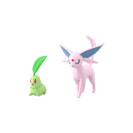 【定番単品販売】11 ポケモンスケールワールド ジョウト地方 チコリータ＆エーフィ